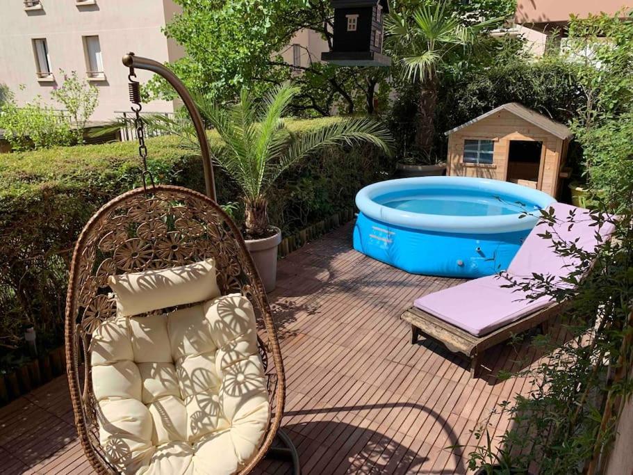ليون Gare La Part Dieu, Avec Terrasse, Jardin Et Parking المظهر الخارجي الصورة
